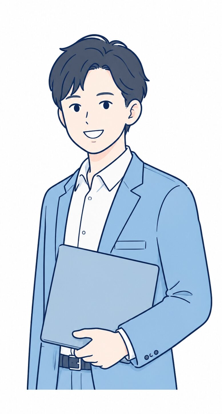 経理インターンにおすすめの学生イラスト