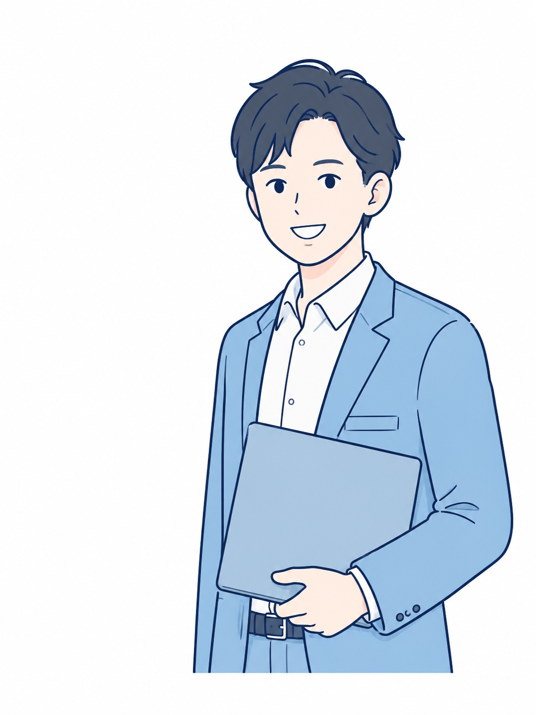 税理士インターンにおすすめの学生イラスト
